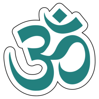 Hinduism Sticker (Turquoise)